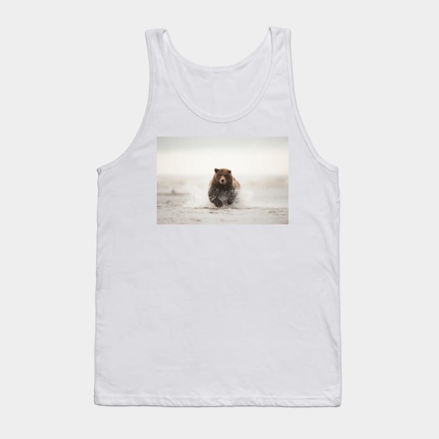 Brown bear, Alaska, USA (C020/0638) Tank Top by SciencePhoto